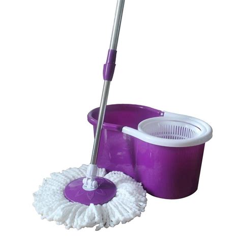 Keep your floors sparkling with a mop that has a rotating head
